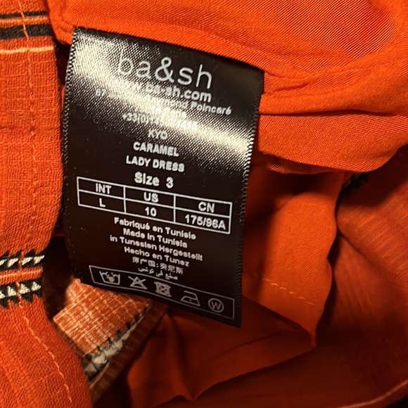 NWT ba&sh gauzy summer dress size 10/L/3 - Picture 8 of 8